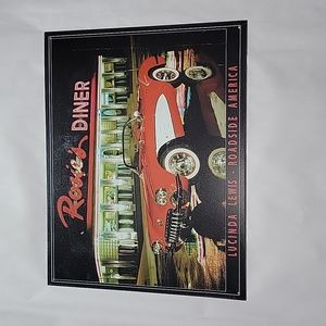 Rosie's Diner 1957 Corvette Car Metal Picture Sign